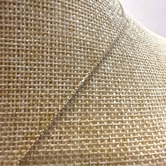 Vermeil - Gold over Sterling Silver 925 Necklace w/ CZ butterfly pendant dainty - Picture 6 of 11